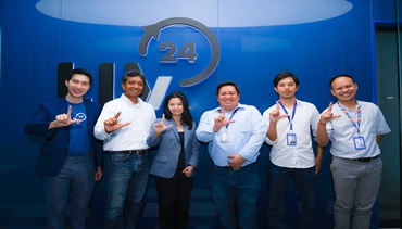 LIV-24 เปิดศูนย์บัญชาการต้อนรับ โอสถสภา  เข้าเยี่ยมชมโซลูชัน Smart Technology