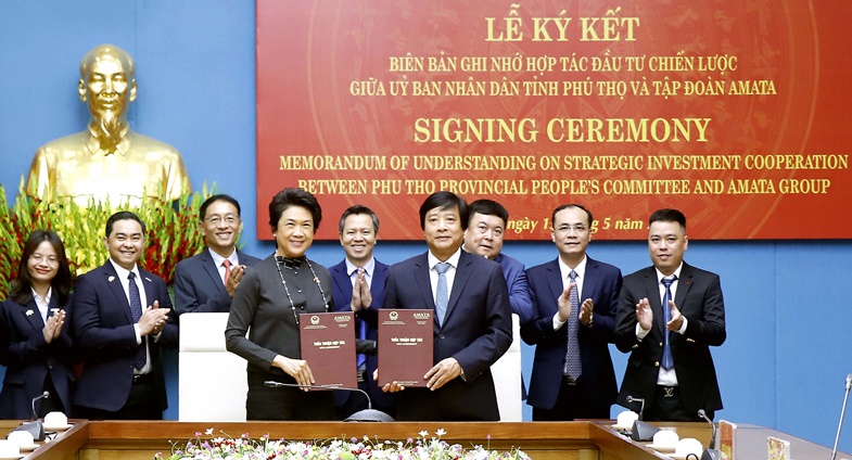 "อมตะ วีเอ็น” ขยายพอร์ตเวียดนามเหนือ จับมือรัฐบาลฟู้เถาะ